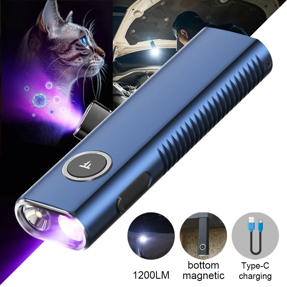 TrustFire MINIX3-SE Rechargeable EDC Flashlight With UV Light