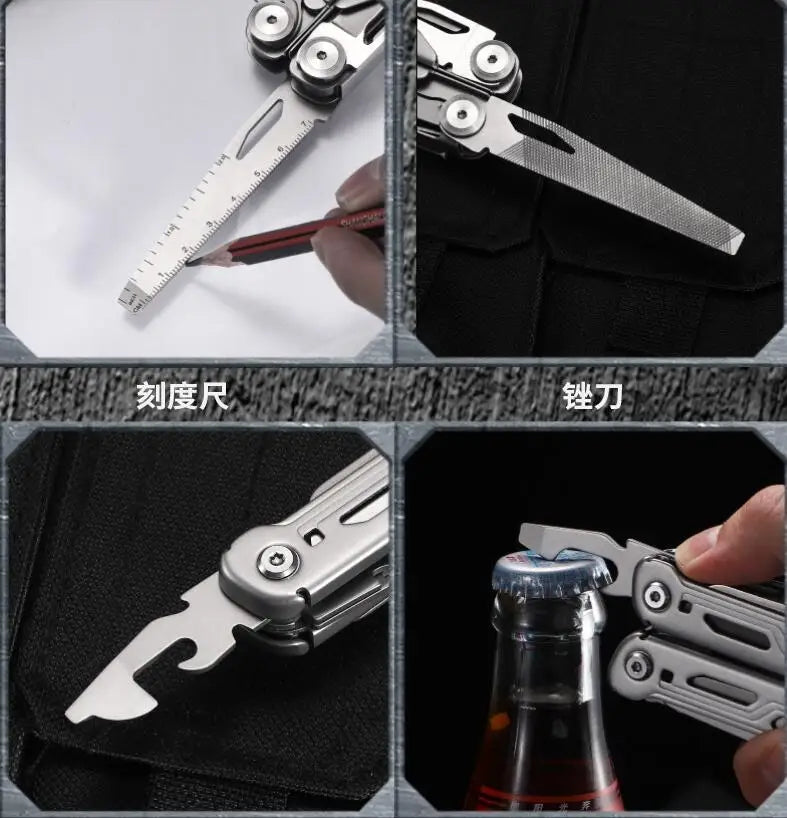 Daicamping DL10 Emergency Folding Knife Plier Multitool For Survival Gear