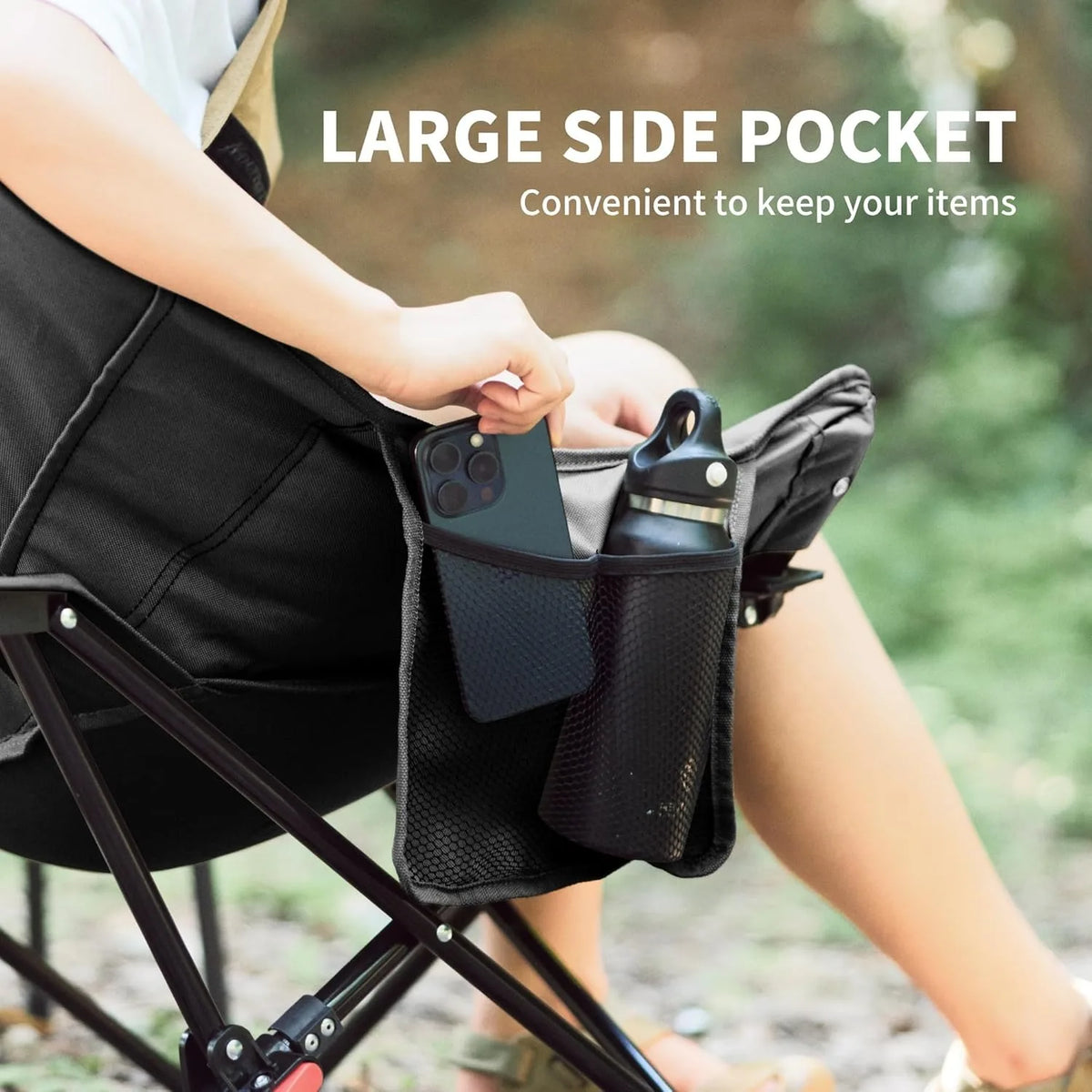 Naturehike Folding Reclining High Back Camping Chair for Outdoor Relaxing