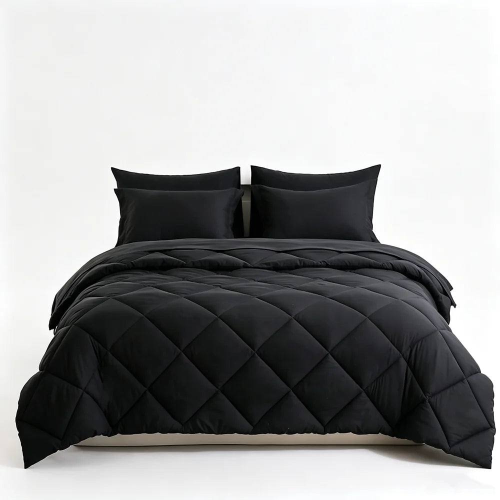 5pcs/7pcs Twin Full Queen King Bedding Sets Home Decor Comforter Flat Sheet Fitted Sheet Pillowcases Sleeping Sets