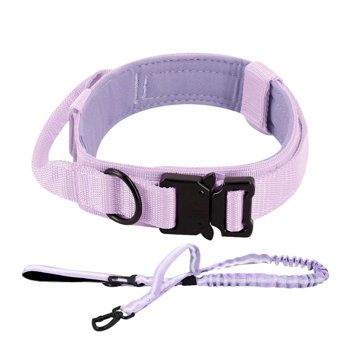 PETRAVEL Adjustable Tactical Dog Training Collar and Leash Set