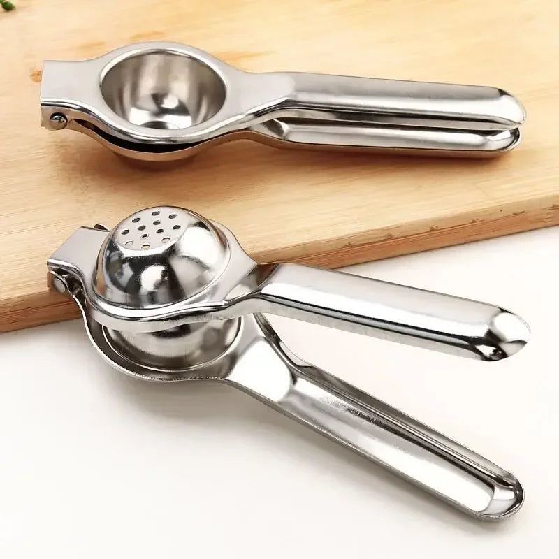 Stainless Steel Manual Citrus Juicer, Lemon Orange Hand Squeezer, Easy Clean Fruit Press, Household Kitchen Accessory