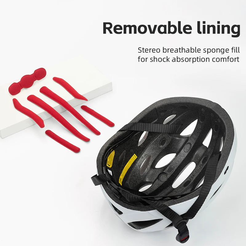 ROCKBROS Lightweight Cycling Helmet With Integrated Goggles For MTB