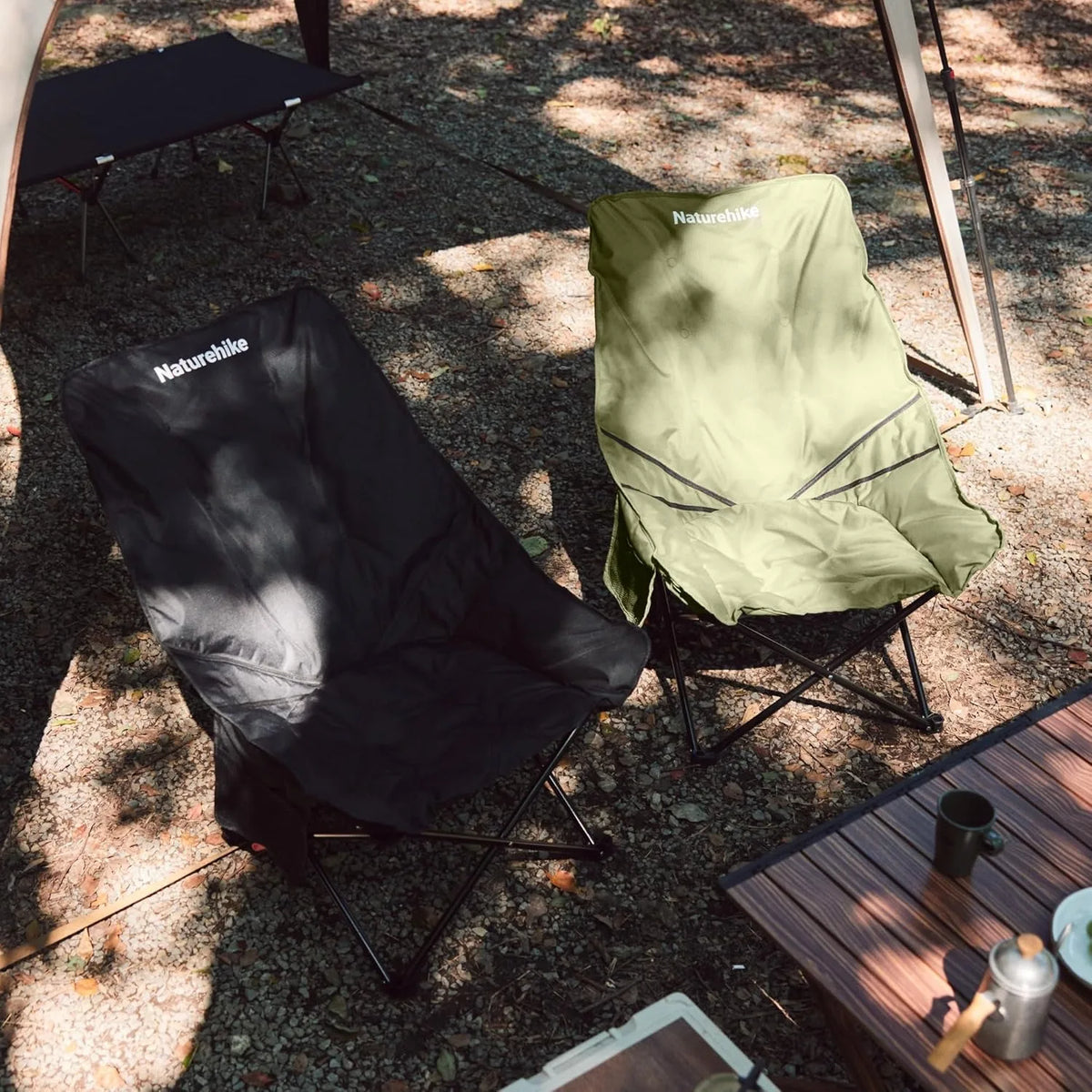Naturehike Folding Reclining High Back Camping Chair for Outdoor Relaxing