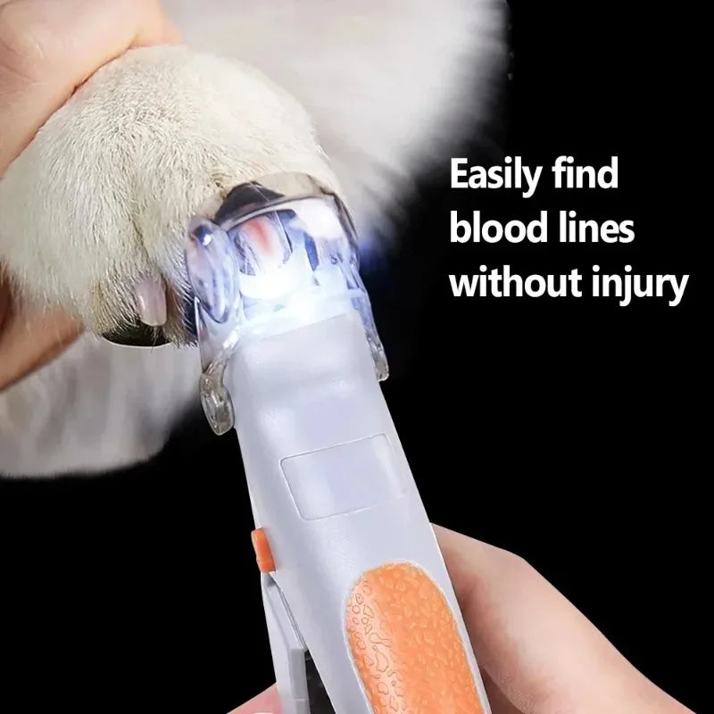 LED Pet Nail Clippers for Safe Dog and Cat Grooming
