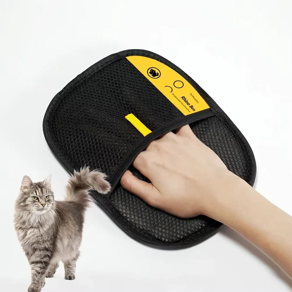 Portable Washable Pet Hair Remover Gloves for Clothes and Furniture