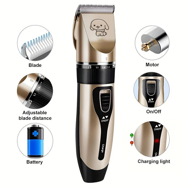 SHUYU Rechargeable Pet Clippers For Dogs And Cats Professional Grooming