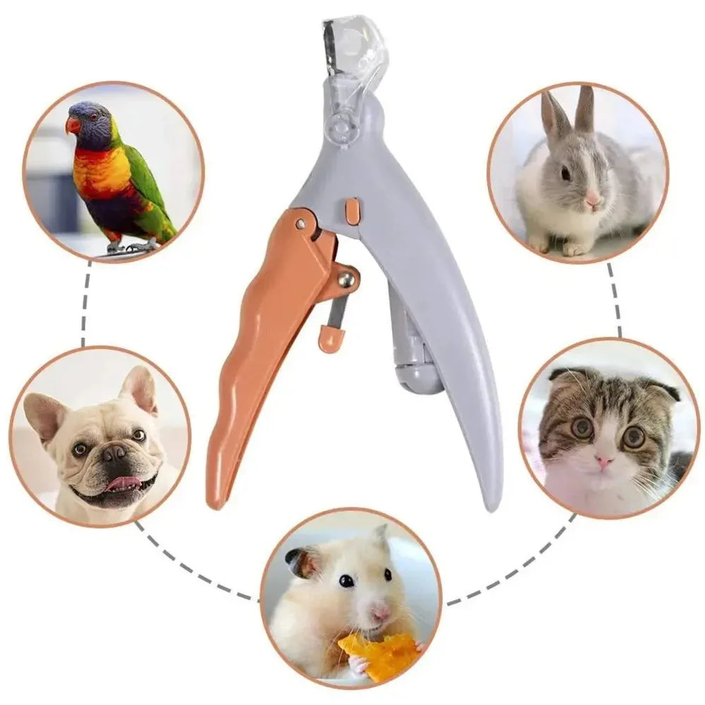 LED Pet Nail Clipper With Light For Cat Dog Grooming