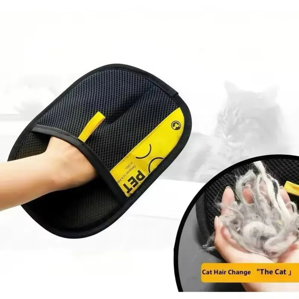 Portable Washable Pet Hair Remover Gloves for Clothes and Furniture