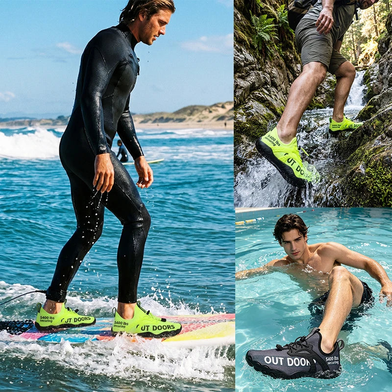 Men Quick Dry Water Shoes for Beach Swimming and Wading