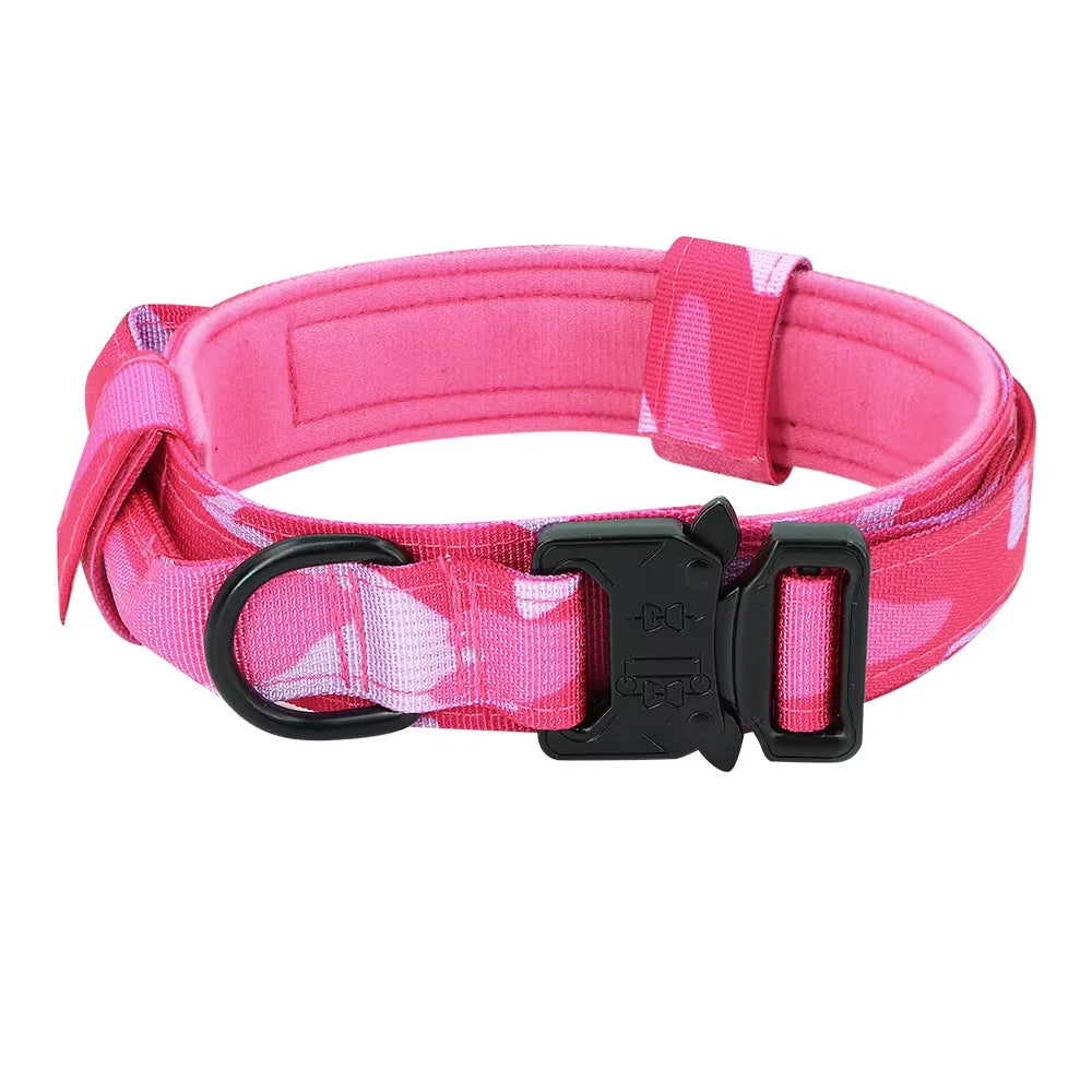 PETRAVEL Adjustable Tactical Dog Training Collar and Leash Set