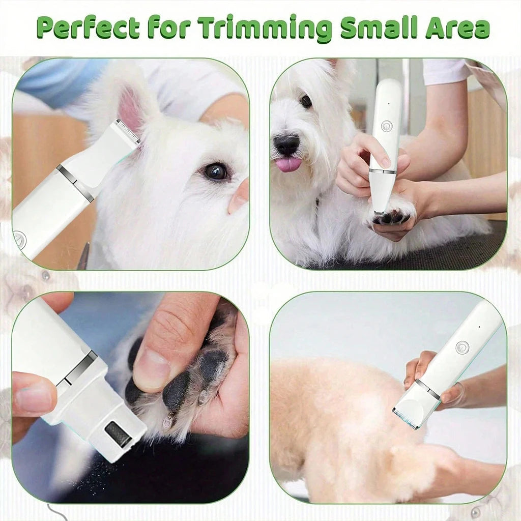 SHUYU Rechargeable Pet Grooming Clipper Kit for Dogs and Cats