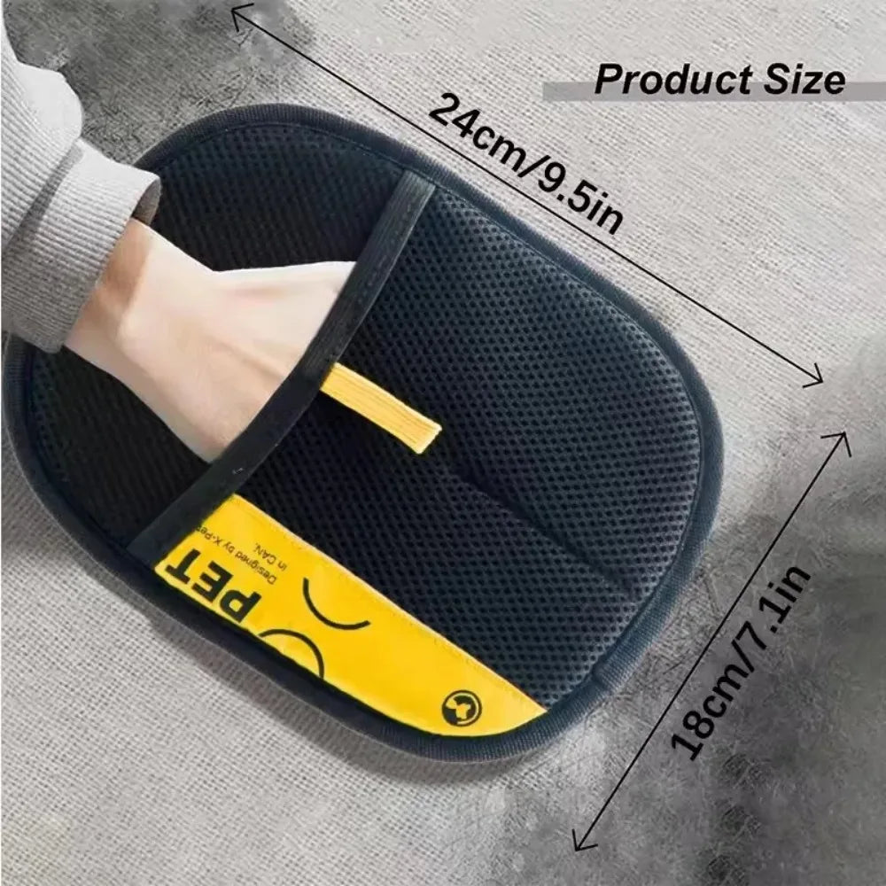 Portable Washable Pet Hair Remover Gloves for Clothes and Furniture
