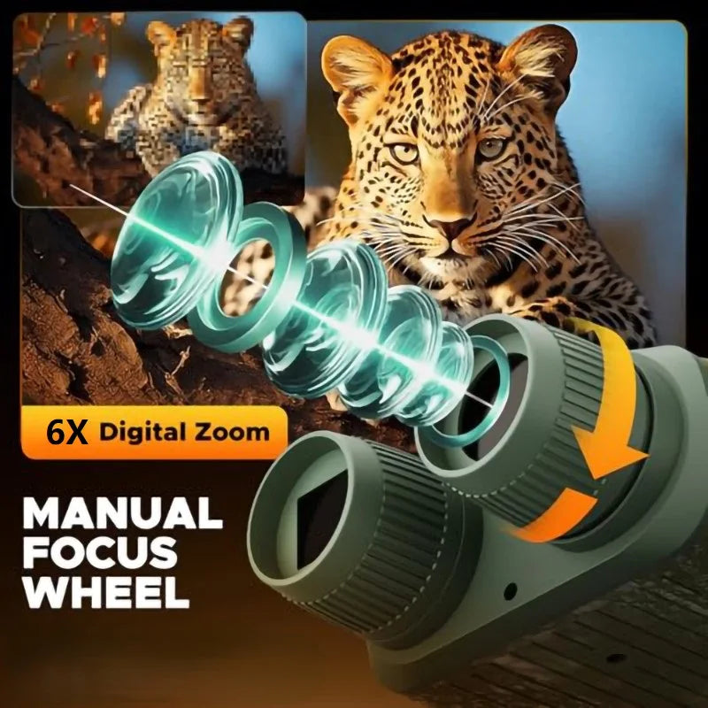 Digital Night Vision Monocular Camera With 6X Zoom And Infrared