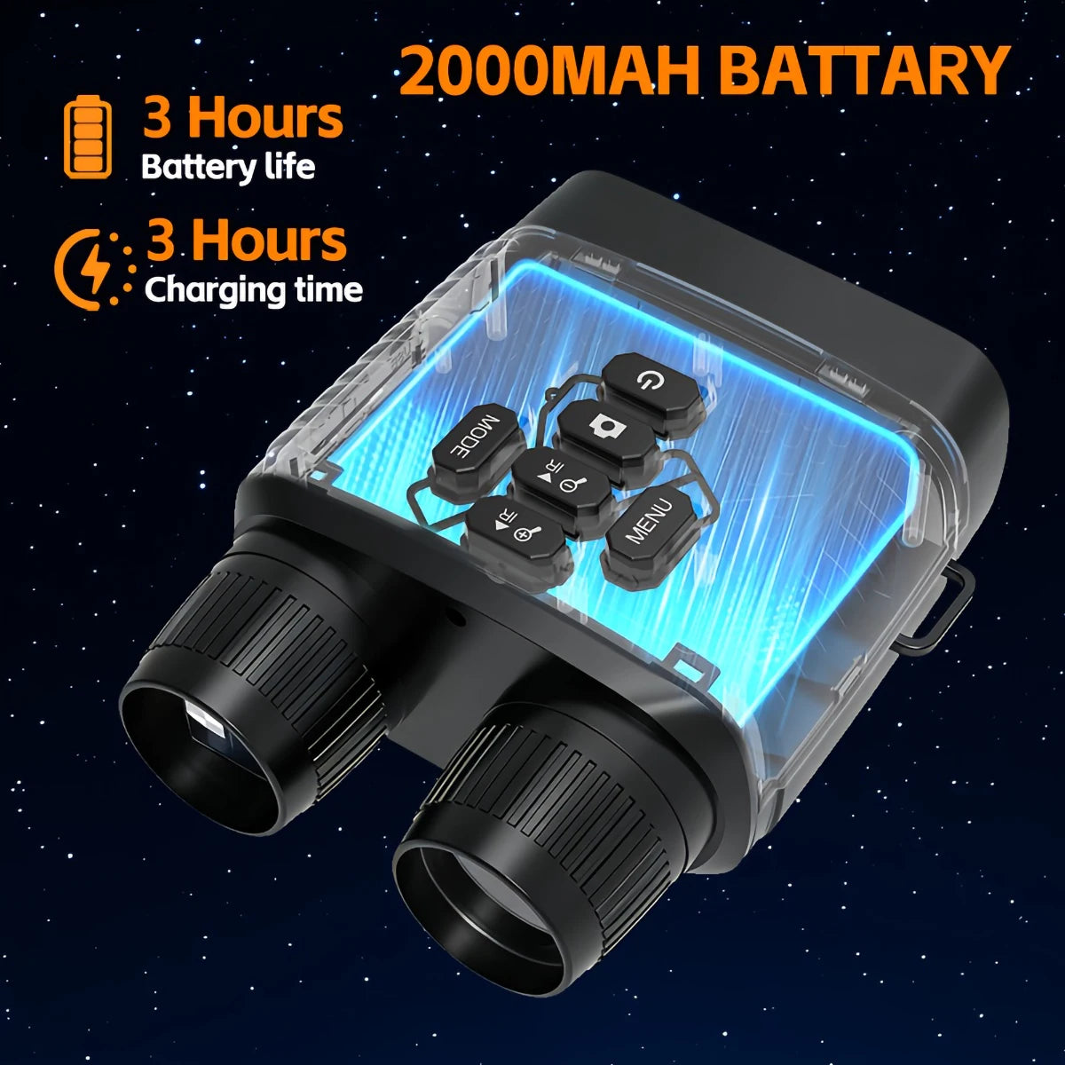 Digital Night Vision Monocular Camera With 6X Zoom And Infrared