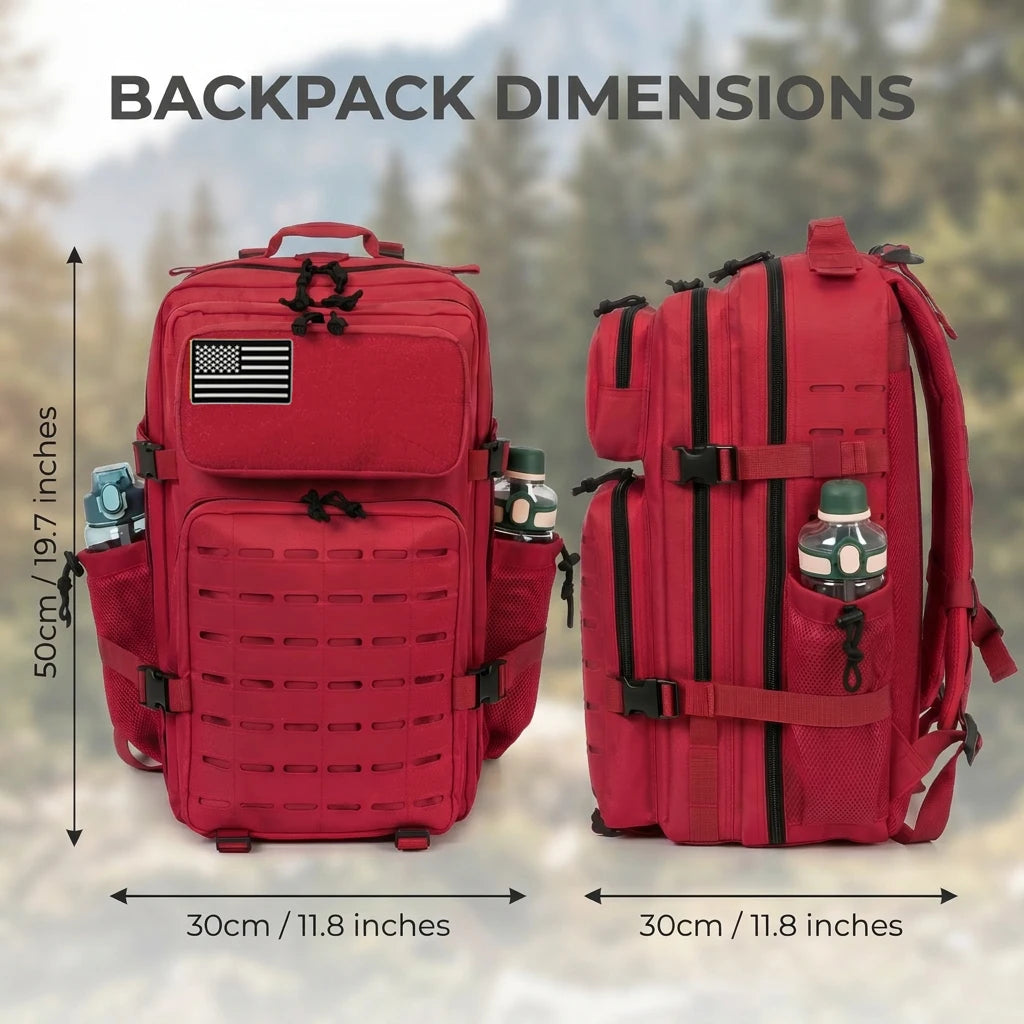 ReFire Gear Tactical Fishing Backpack With MOLLE Webbing System Outdoor Use
