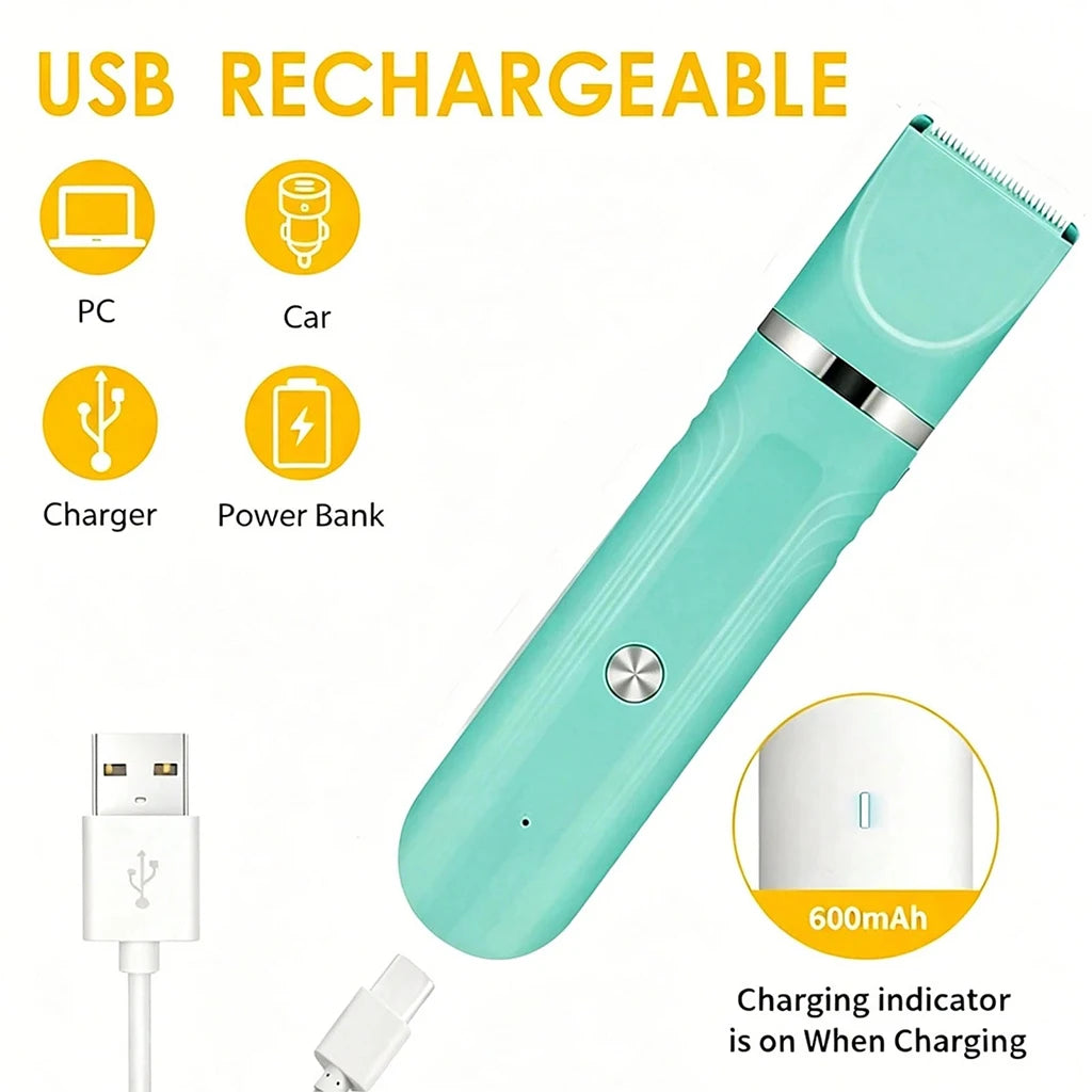 SHUYU Rechargeable Pet Grooming Clipper Kit for Dogs and Cats