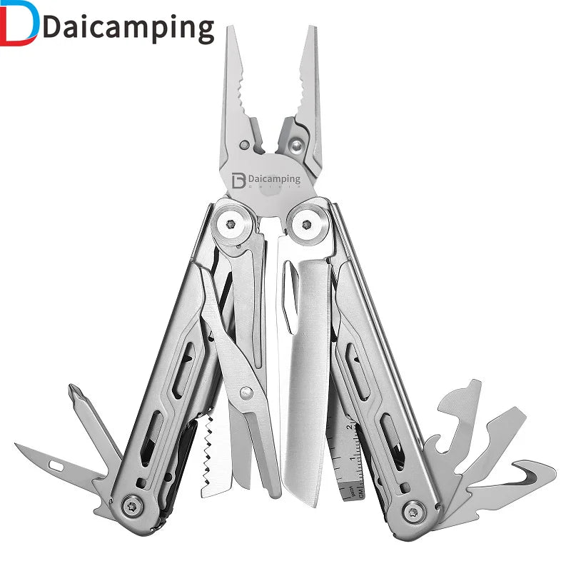 Daicamping DL10 Emergency Folding Knife Plier Multitool For Survival Gear