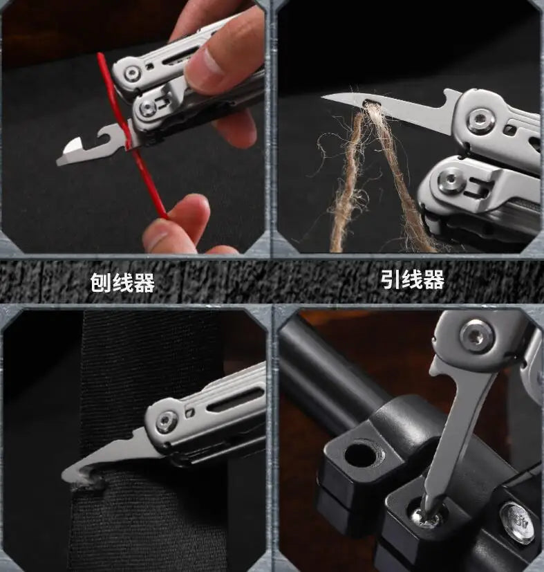 Daicamping DL10 Emergency Folding Knife Plier Multitool For Survival Gear