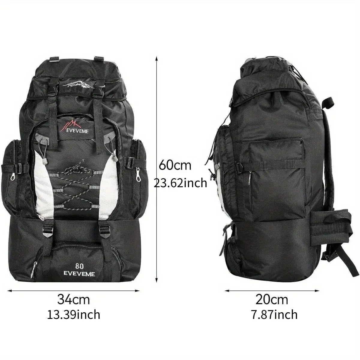 Outdoor Hiking Backpack for Camping Cycling Travel and Mountaineering