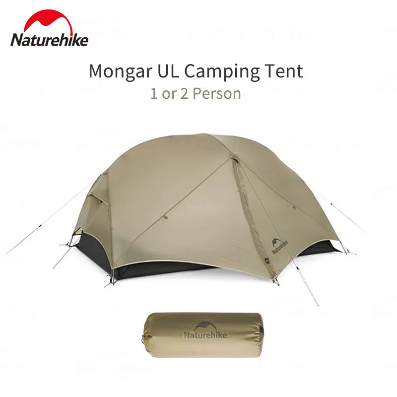 Naturehike Mongar Ultralight Two Person Three Season Camping Tent