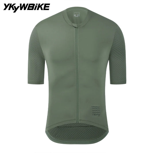 YKYWBIKE Men's Breathable Cycling Jersey With UV Protection