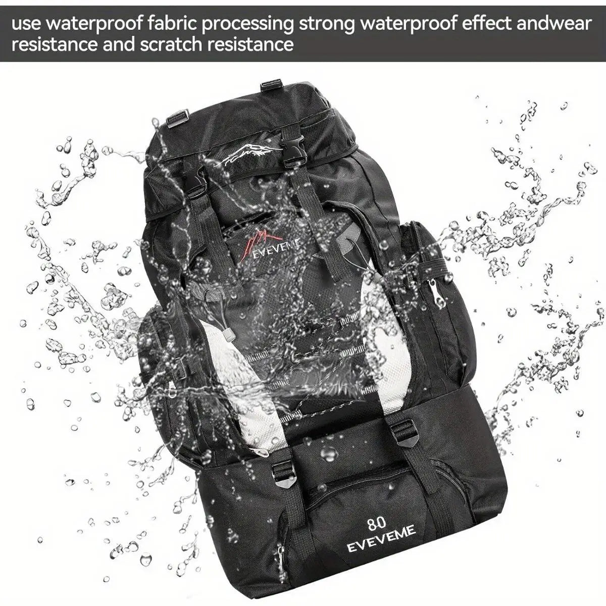 Outdoor Hiking Backpack for Camping Cycling Travel and Mountaineering