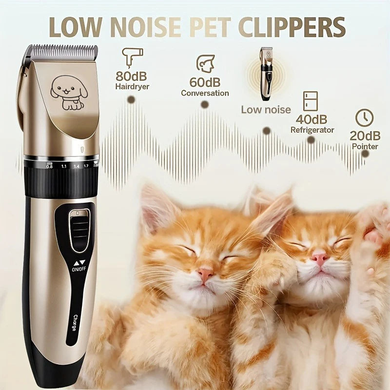 SHUYU Rechargeable Pet Clippers For Dogs And Cats Professional Grooming