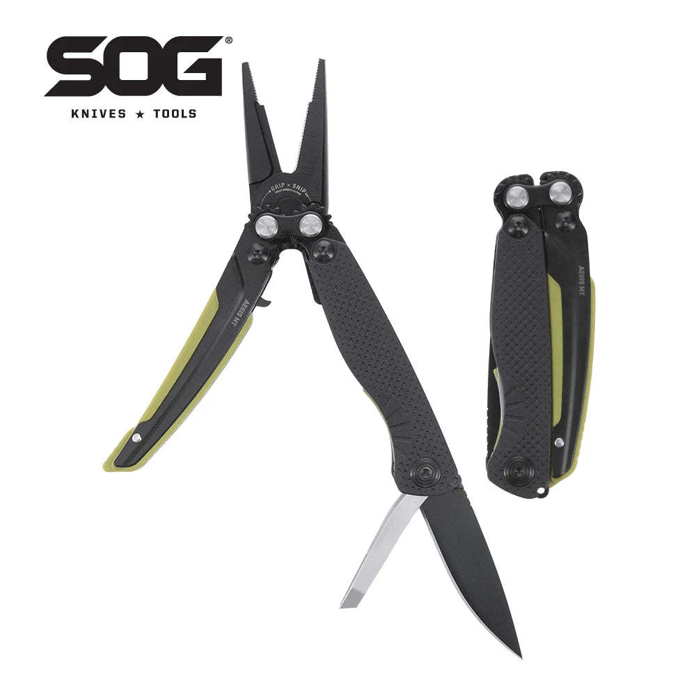 SOG Aegis Tactical Multi Tool Pliers For Outdoor Repairs