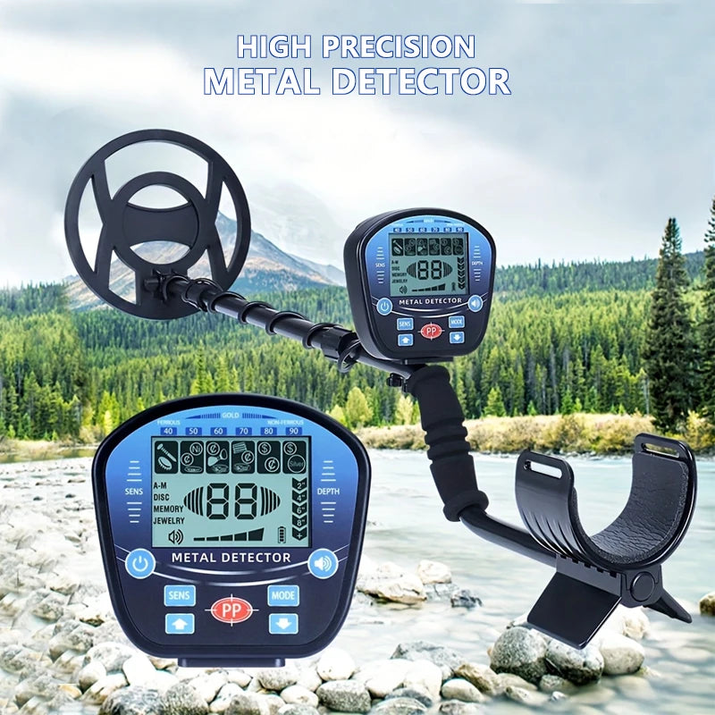 Waterproof Underground Metal Detector With LCD Display For Treasure Hunting