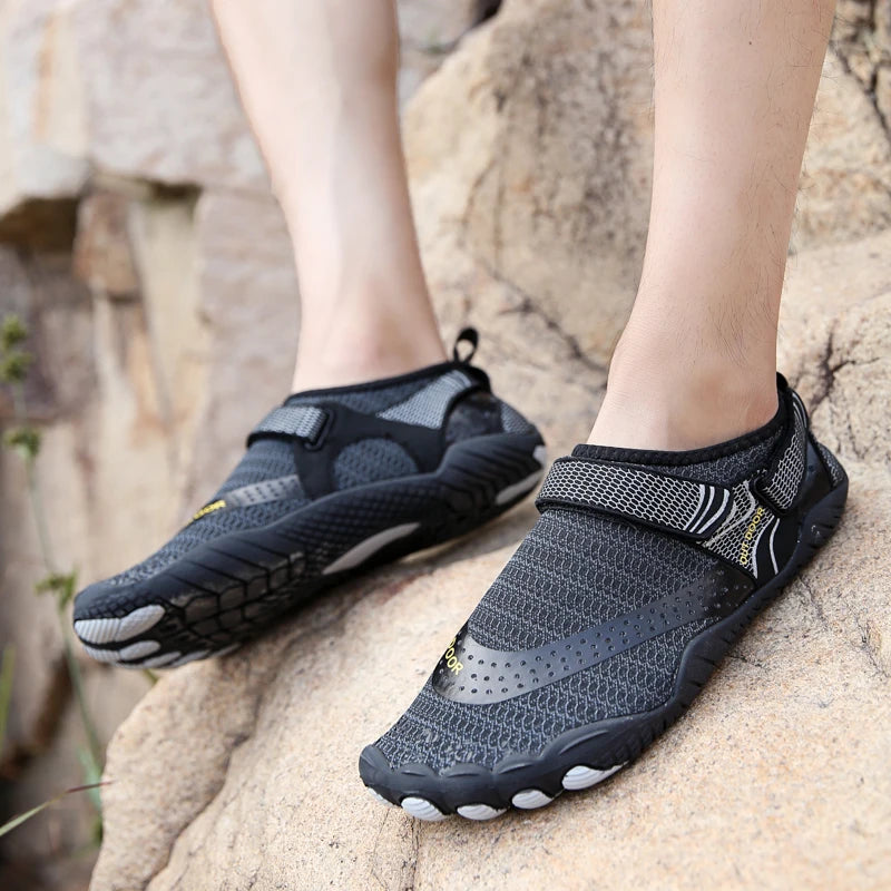 Men's Quick Dry Non Slip Aqua Shoes for Outdoor Swimming