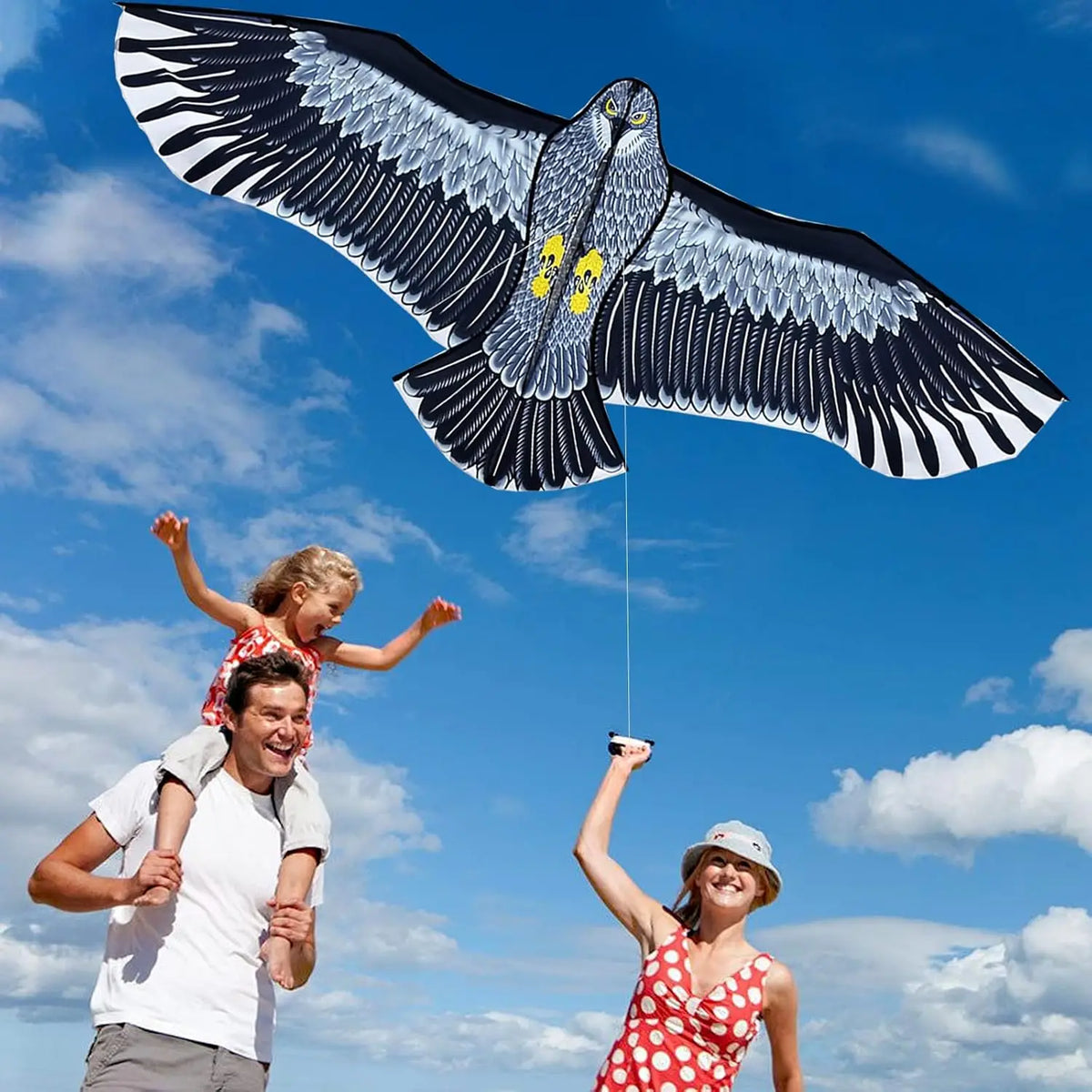 Outdoor Eagle Kite With Handle Line for Kids and Adults
