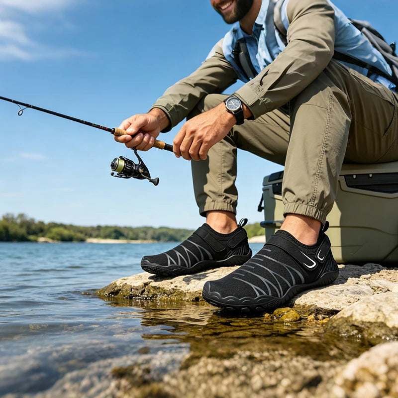 Men Quick Dry Water Shoes for Beach Swimming and Wading