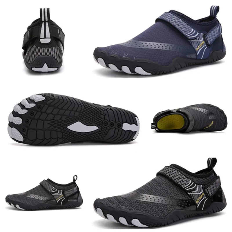Men's Quick Dry Non Slip Aqua Shoes for Outdoor Swimming