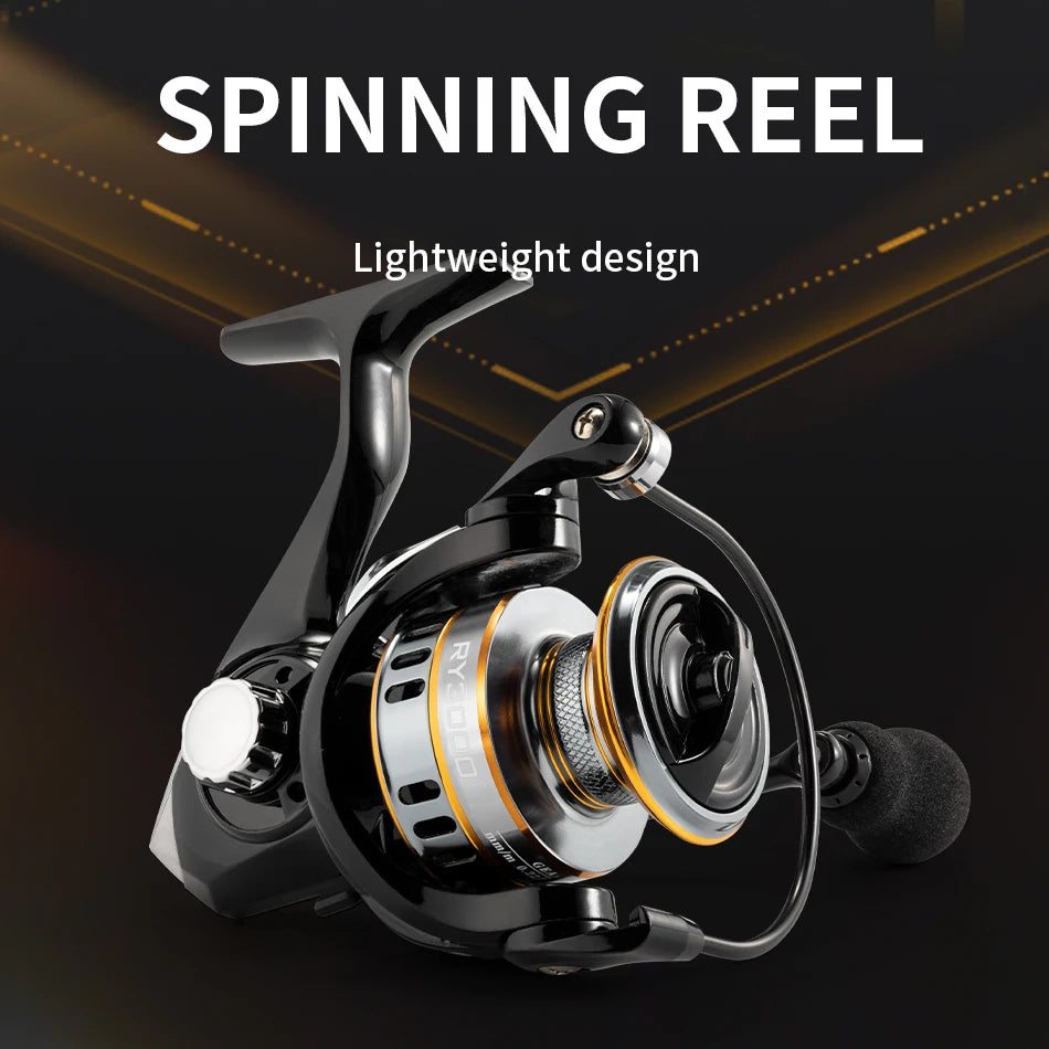 Rooblinos RY Smooth Spinning Fishing Reel for Freshwater and Saltwater