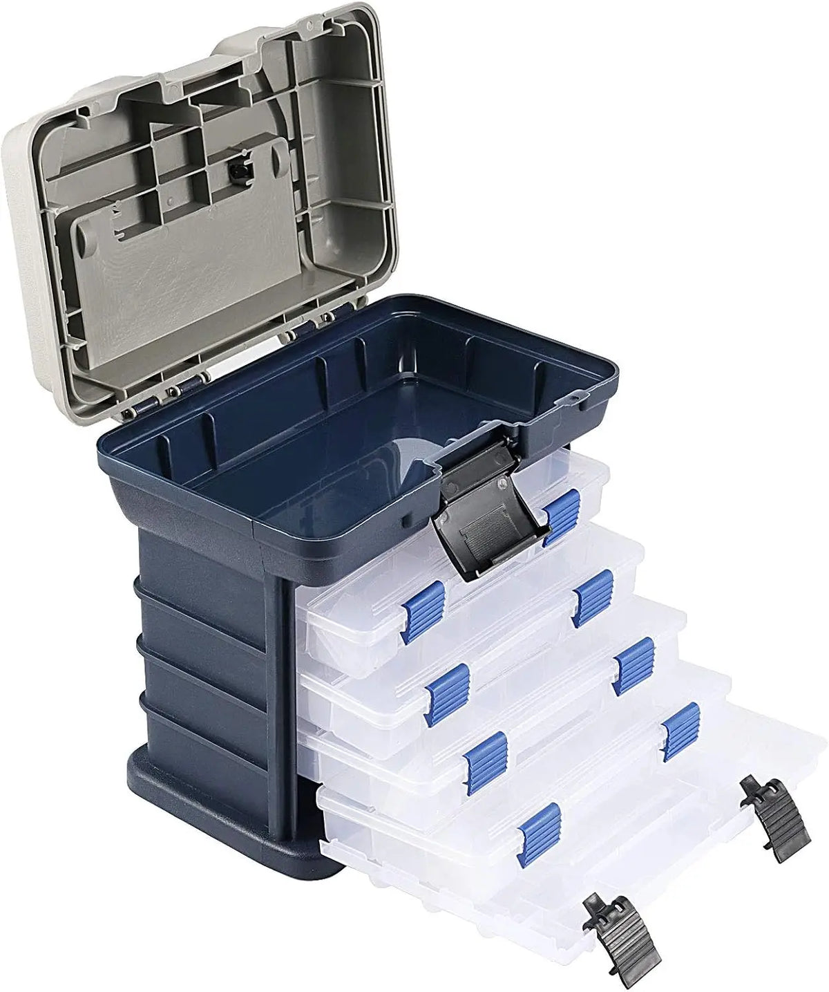 Zoe Fishing Tackle Box Kit with Pliers and Fishing Lures