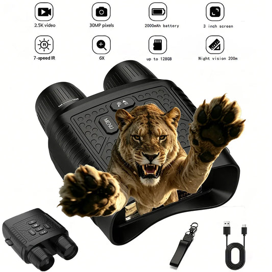 2.5K Digital Night Vision Binoculars With Photo And Video Recording