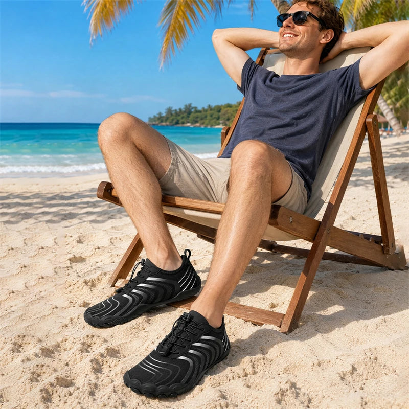 Men Quick Dry Water Shoes for Beach Swimming and Wading