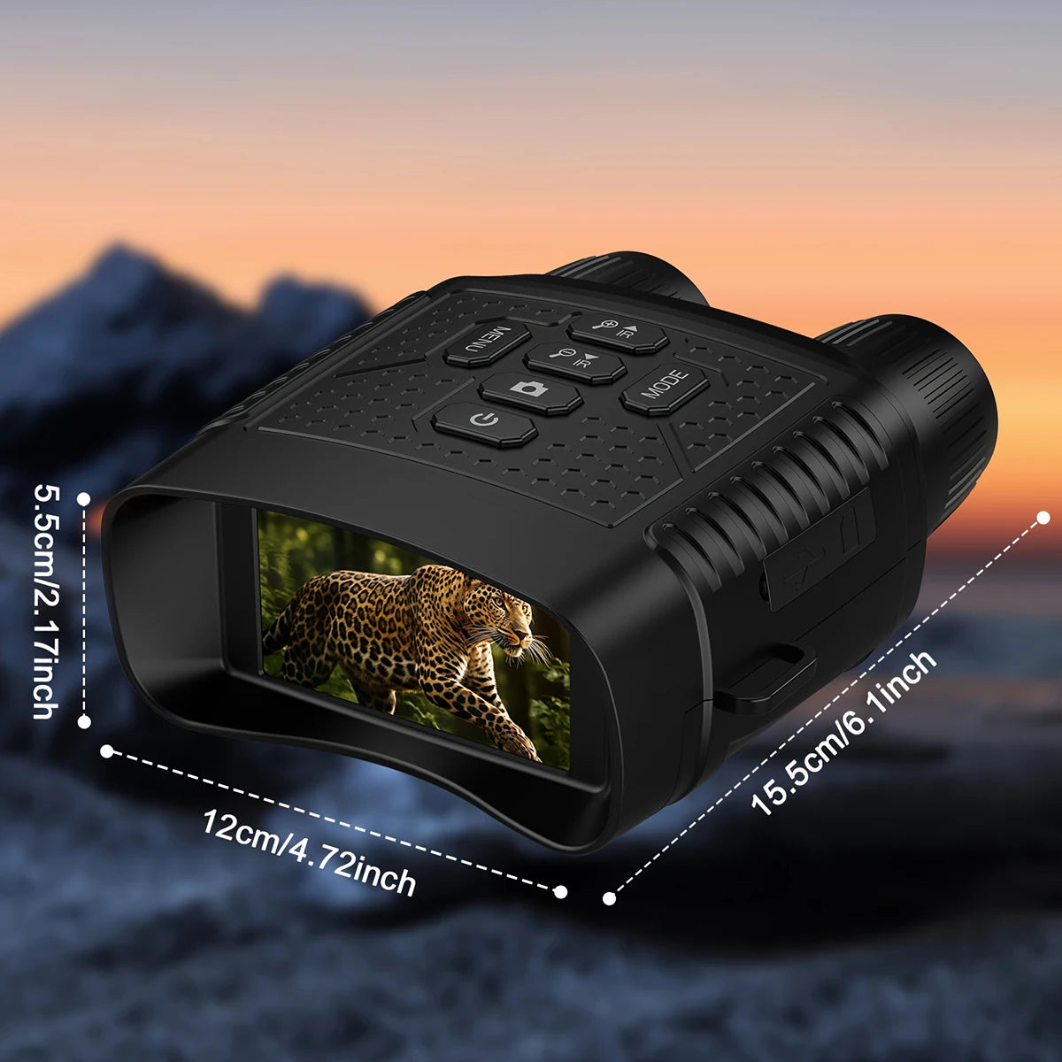 2.5K Digital Night Vision Binoculars With Photo And Video Recording