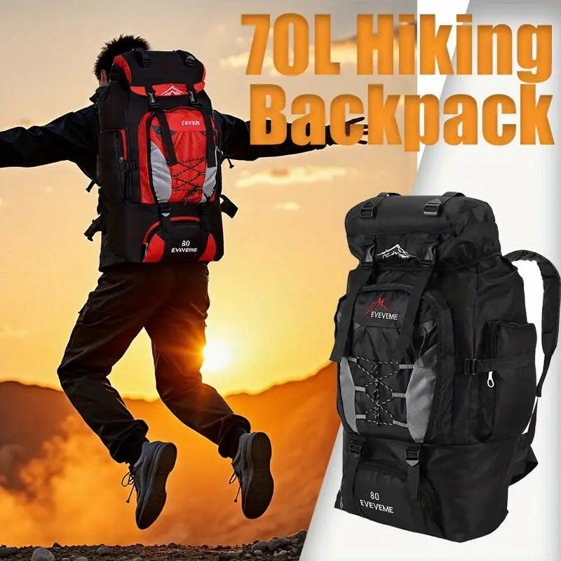 Outdoor Hiking Backpack for Camping Cycling Travel and Mountaineering
