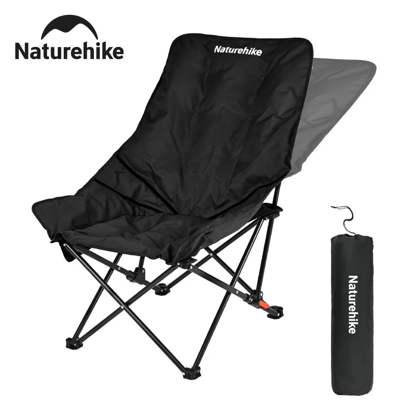 Naturehike Folding Reclining High Back Camping Chair for Outdoor Relaxing