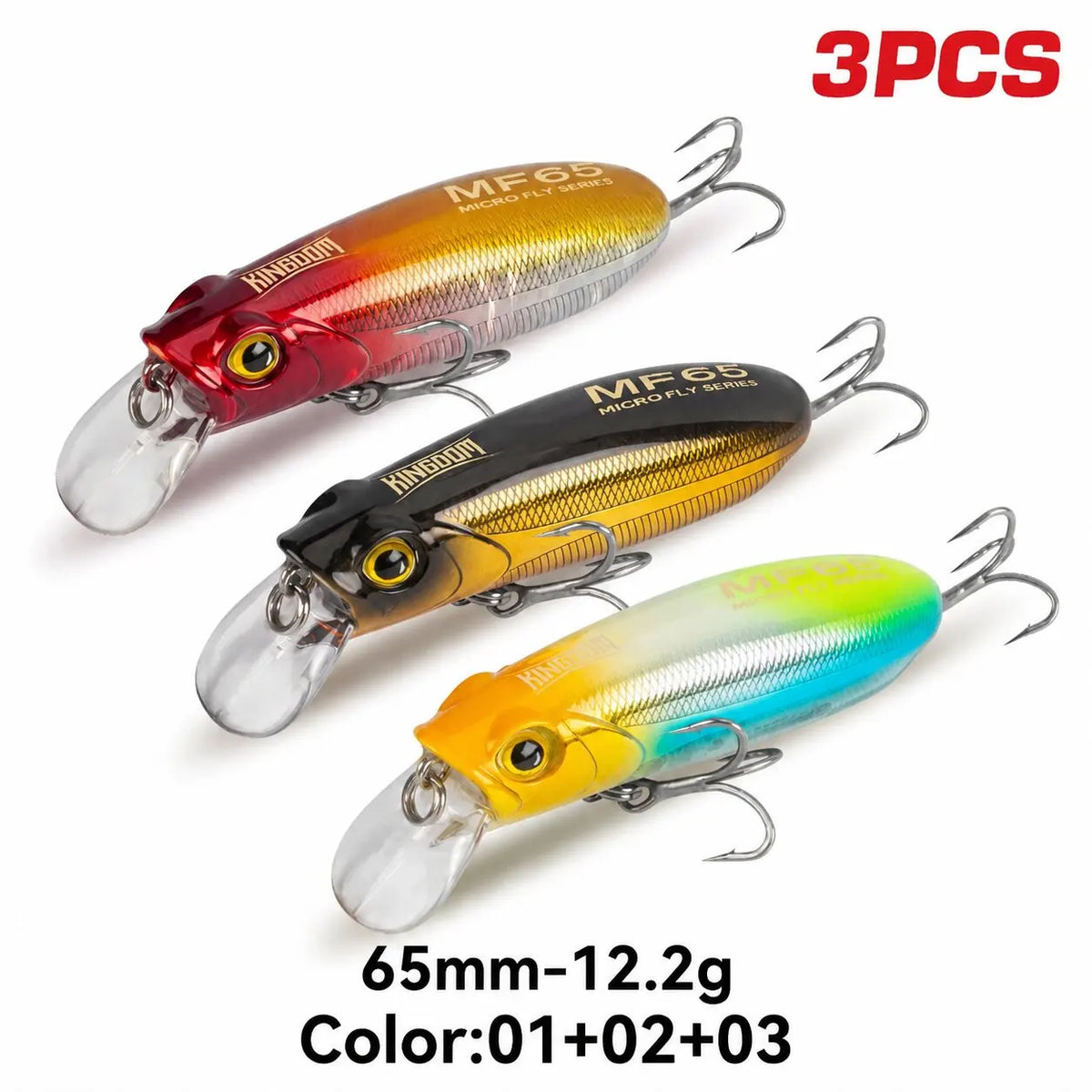 Kingdom Sinking Floating Minnow Fishing Lures for Seabass and Trout