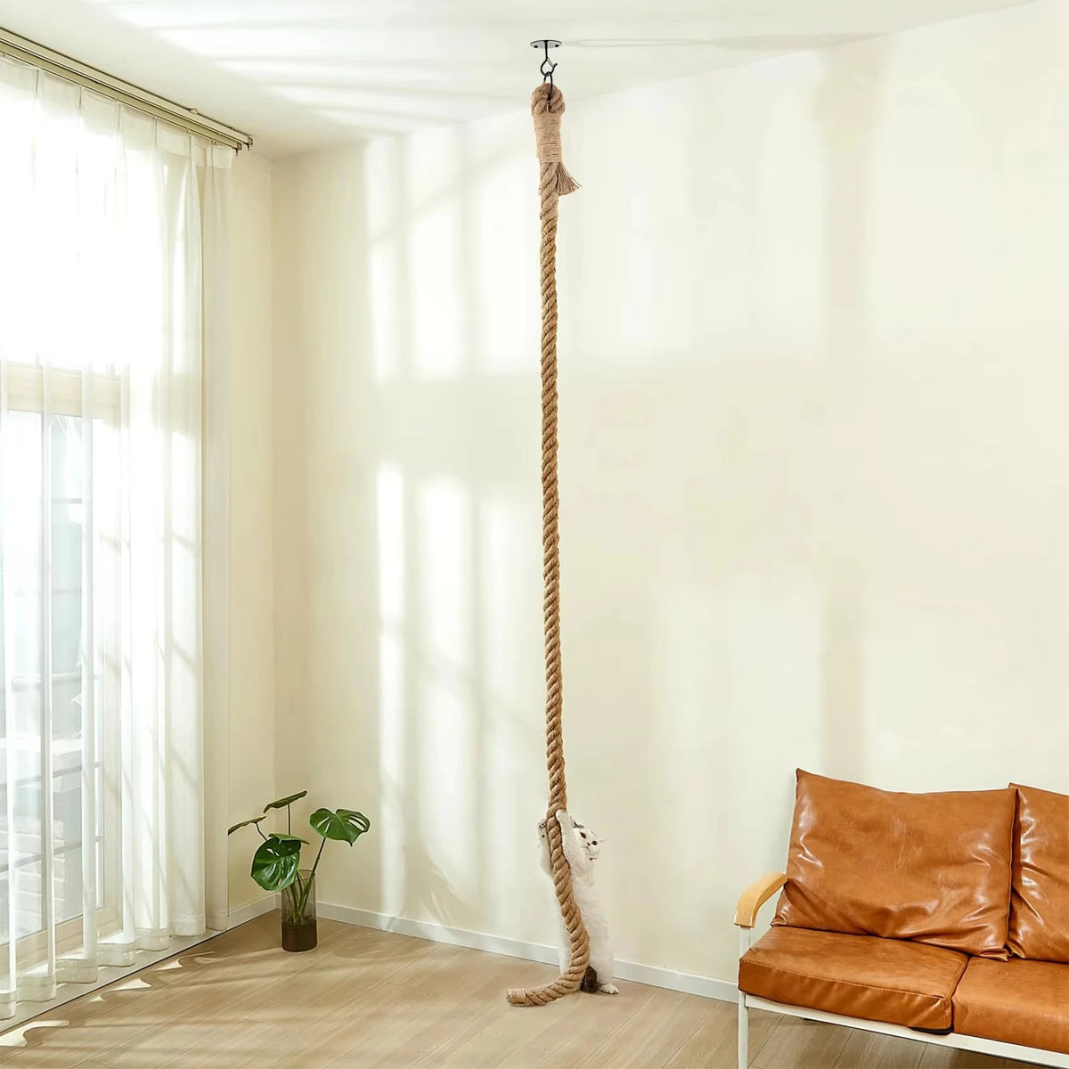 CWV Sisal Cat Climbing Rope for Scratching and Indoor Play
