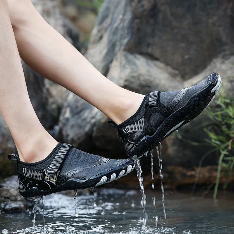 Men's Quick Dry Non Slip Aqua Shoes for Outdoor Swimming