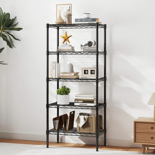 JHK Adjustable Heavy Duty Metal Wire Storage Shelving Organizer
