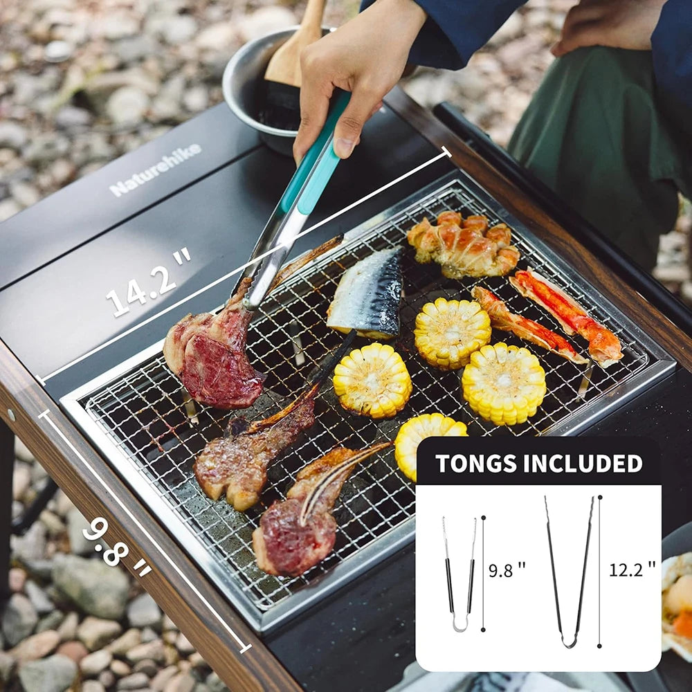 Naturehike Portable Folding Charcoal Grill for Camping and Outdoor Barbecue