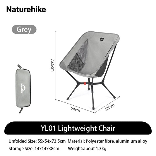 Naturehike Ultralight Folding Camping Chair for Hiking and Fishing